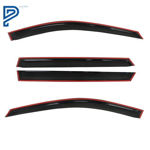 Window Visor Vent Sun Shade Rain Guard 4PCS For Mazda CX-9 CX9 2016 2017 18-2021 - Picture 8 of 21