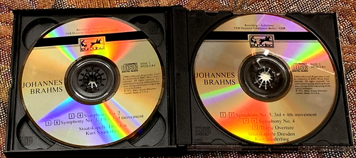 Brahms CD Lot Symphonies Nos.1-4, Horowitz Piano Concerto No.2 Budapest Quart - Picture 10 of 11