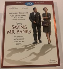 Saving Mr. Banks (Blu-ray Disc) Like New - w/ Slipcover Tom Hanks Emma Thompson