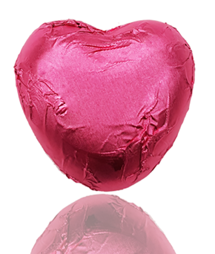 Milk Chocolate Hearts in Foil wrapping - Picture 6 of 21