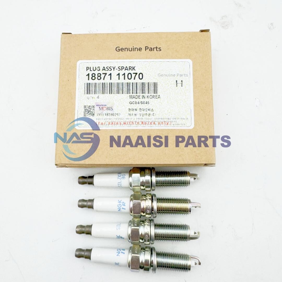 4Pcs For 2021 2022 2023 Hyundai Kona Elantra NGK Spark Plug 18871-11075 US
