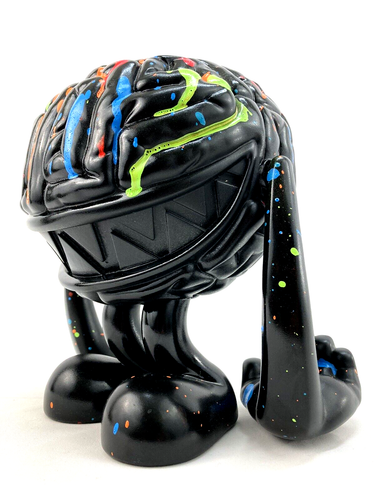 Ewok Brainlington NYCC handbemalt von EwokOne Graffiti Vinyl Figur Mighty Jaxx - Bild 4 von 14