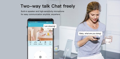 VStarcam CS49Q 4MP HD 5G WiFi Security IP Camera Mini Baby Monitor Night Vision - Picture 9 of 14