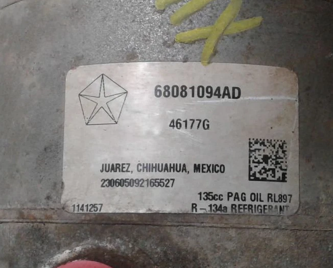 Dodge Dart 2013 aire acondicionado aire acondicionado compresor de aire acondicionado Foto 3 de 3