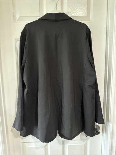 Susan Graver Tailored 3X Regular Smart Ponte Knit Blazer Black NEW - Bild 6 von 7