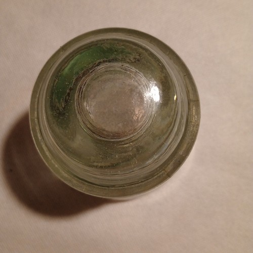 Aislador de vidrio transparente vintage HEMINGRAY-45 hecho en EE. UU. 76-45 - Imagen 5 de 6