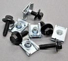 10pcs 5x sheet metal screws M6 with 5x sheet metal nut underride protection wheel arch shell set