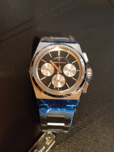 Pagani Design PD-1761 Uhr PRX Schwarz/Silber Chronograph Edelstahl 40mm NEU - Bild 4 von 8
