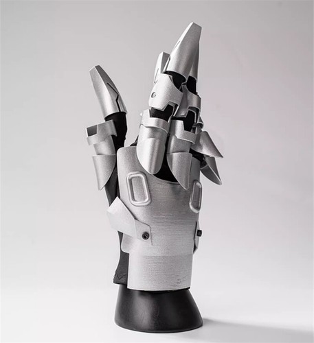 Cool Knight Hand Armor Sci-Fi Style Photosensitive Resin Handmade Cosplay Prop - Picture 13 of 28