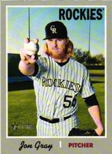 2019 Topps Heritage #255 Jon Gray