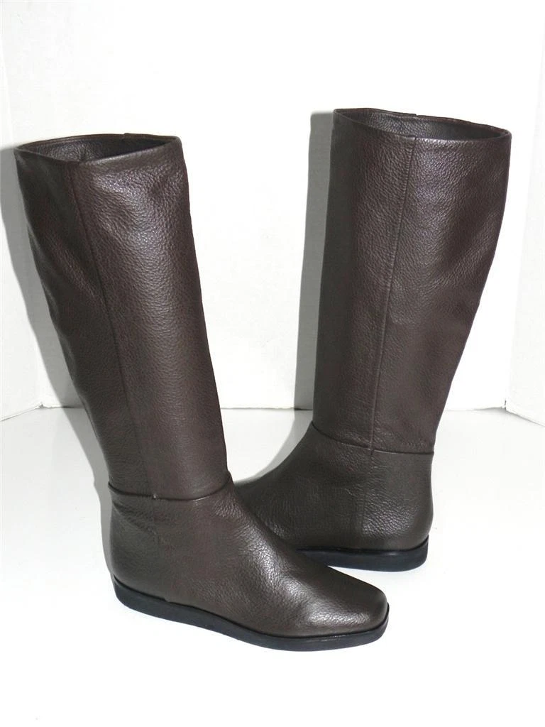 Donna karan wedge clearance boots