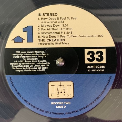 THE CREATION - IN STEREO - 2-LP - 180G - CLEAR VINYL - RARE - RSD 2021 - NEW! - Picture 7 of 17
