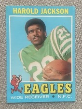 1971 Topps Harold Jackson Philadelphia Eagles #215