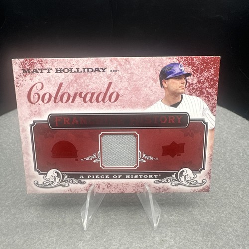 2008 Upper Deck A Piece of History - Franchise History Matt Holliday #FH-18 Red