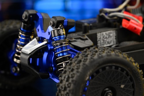 GPM 7075 Alu F/R Progressive Spring Shock ARRMA 1/18 Granite Typhon Mojave Grom - Picture 14 of 22