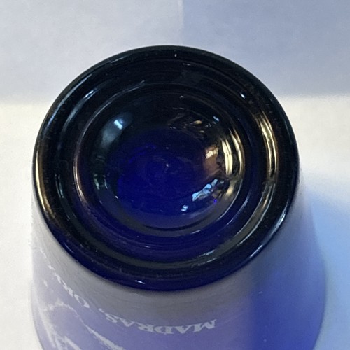 Madras Oregon Wolves Cobalt Blue Shot Glass - Picture 3 of 4
