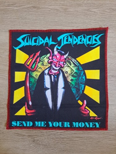 Suicidal Tendencies back patch, backpatch, XL patch