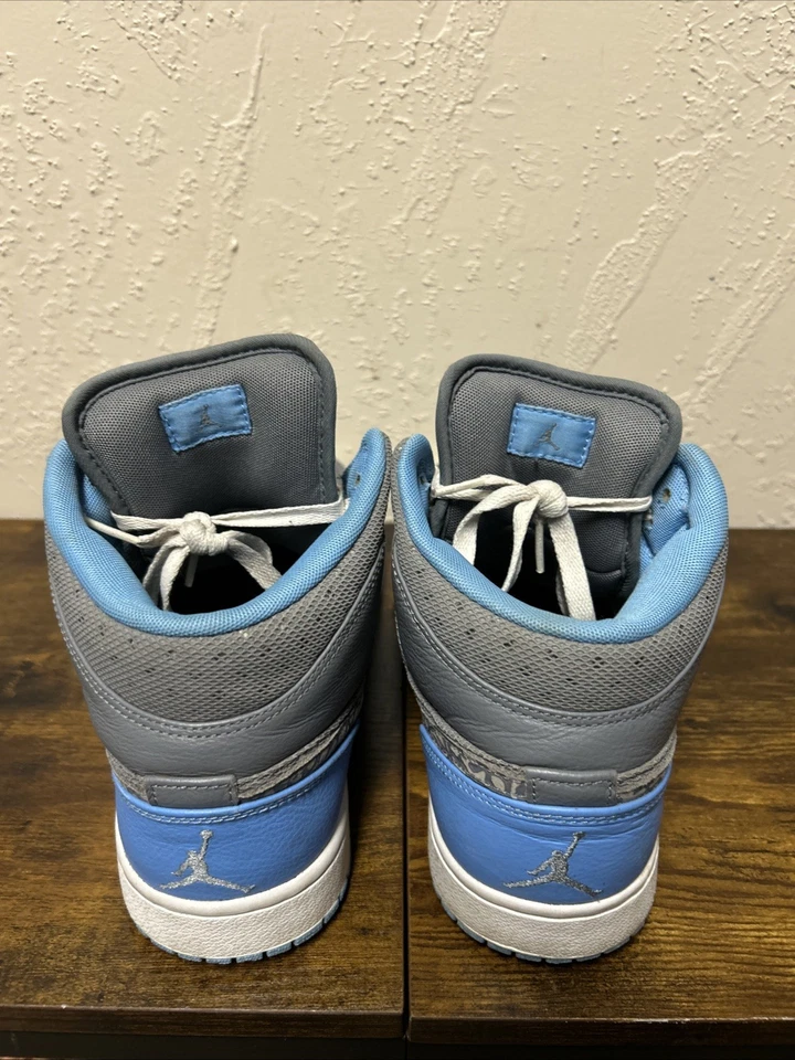 Nike Air Jordan 1 Retro Mid Phat UNC Azul Gris Para hombres Talla 10 GOTEO 💦💦 Foto 3 de 4