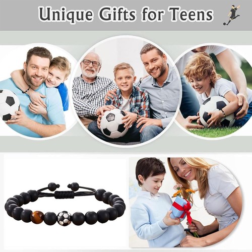 Fussball Armband Kinder Fussball Geschenke Fußball Armband für Junge Teenager... - Bild 3 von 6