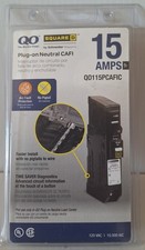 Square D QO 15-amp 1 -Pole Combination arc fault Plug-On Neutral Circuit Breaker