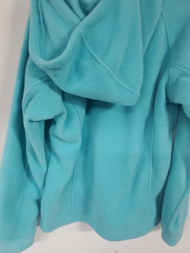 Columbia Mädchen Jacke Größe 10/12 durchgehender Reißverschluss Medium hellblau - Bild 9 von 12