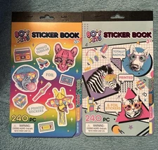 80s Pets Sticker Book - 240 Stickers - Retro Lot Of 2