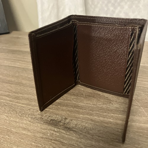 Deep Buff Cowhide Leather Wallet Brown Very Nice - Picture 7 of 9