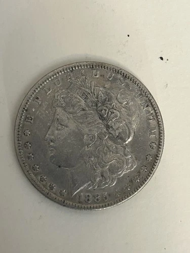 1885 Morgan Silver Dollar $1 Coin Circulated 0.9 Fine Silver US
