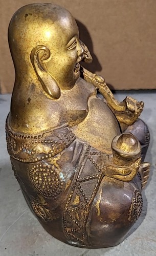 Ancient bronze statue of Miro Buddha 古代弥罗佛铜造像 j9 - Picture 3 of 5