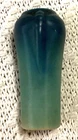 Van Briggle Dragonfly pottery vase in blue-green, 1920's
