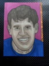 Hand Painted Football Card Joe Stydahar 1/1 HOF 