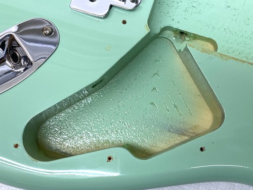Fender Squier Strat 2-PUNKT TREMOLO KÖRPER mit HARDWARE Surf Green Affinity Gitarre - Bild 12 von 23