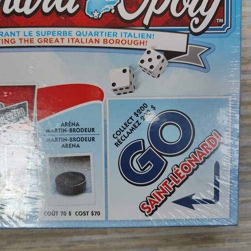 Saint-Leonard Opoly Italian Borough Juego de Mesa Propiedades Francesas Impuesto de Alquiler Canadá - Imagen 4 de 11