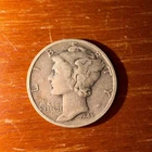 1943 Mercury Dime W  90% Silver circulated