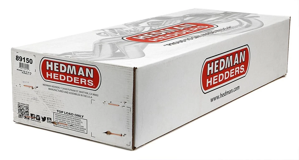 Cabezales legales Hedman Hedders 89150 sin recubrimiento 50 estados para Ford F100 1969-79 2x2 y Foto 4 de 4