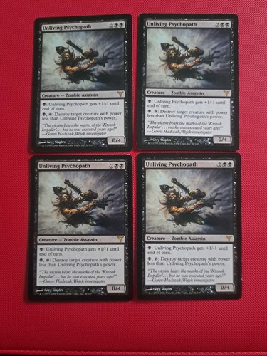 MTG Unliving Psychopath Dissension 56/180 Regular Rare - Picture 1 of 2