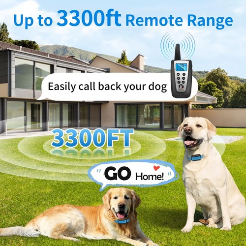 Dog Bark Collar with Remote 3300ft Range - Automatic Bark Activated Shock Col... - Picture 3 of 9