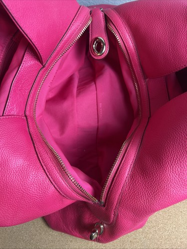 Coach Edie Pebbled Schultertasche Hot Pink Siehe Bilder - Bild 9 von 13
