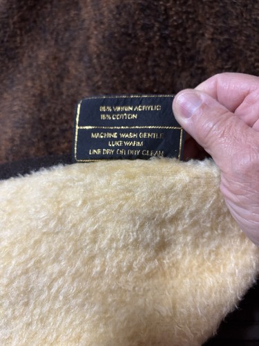 Acrylic Velours 58x70 Fleece Throw Blanket Bears With Honey Pot USA - Picture 9 of 19