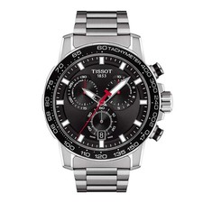 Image of Unused TISSOT Supersport Chrono T125.617.11.051.00 Black Men Watch in Box