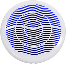 Rockville MS10LW 2400W Peak / 600W RMS 10" Marine Subwoofer, White, LED Lighting