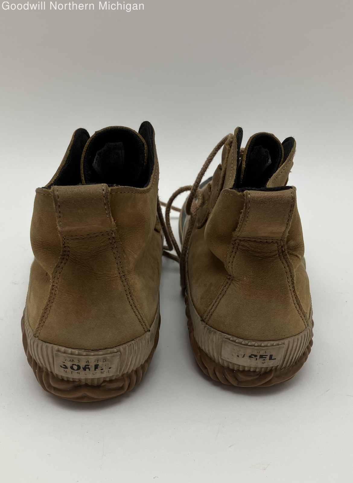 Sorel Brown/black Solid Duck Boot Boot Women 9.5 - image 4