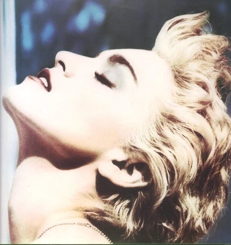 MADONNA TRUE BLUE LP VINYL 9 track limited blue vinyl Sainsburys reissue LP with