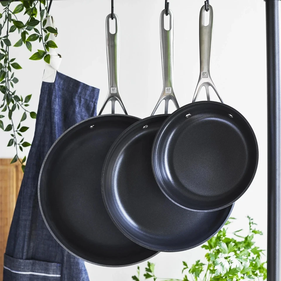ZWILLING Motion 3 件套,铝硬阳极氧化煎锅套装 ( 8 英寸,10 英寸,12 英寸) — 第 3/4 张图片