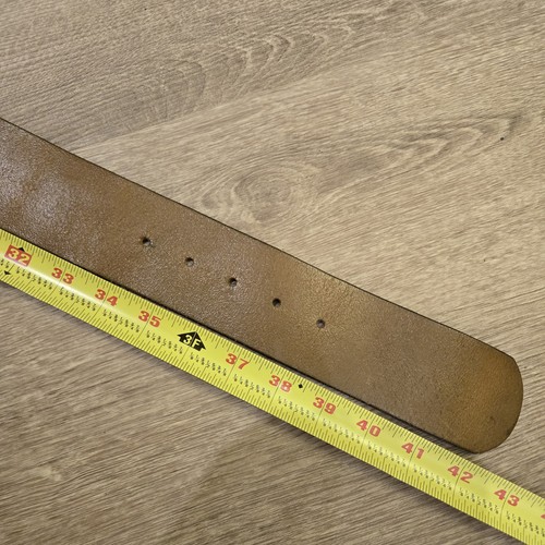 Vintage Fee Grunge BREITER Korsett Gürtel Leder Gr. 34-38" Messingschnalle Hergestellt in den USA - Bild 6 von 6