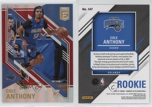 2020-21 Donruss Elite Rookies Red Cole Anthony #147 Rookie RC