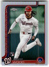 2025 Topps Chrome James Wood Refractors Rookie #132