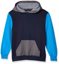 Fruit of the Loom boys Fleece Small, Pullover - Navy/Pacific Blue