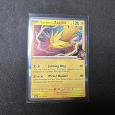 2025 Pokemon SV Destined Rivals DRI EN Team Rocket's Zapdos #070/182