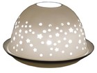 Cello Porcelain Tealight Holder Dome, Starry Design, a Stunning Candle Holder 